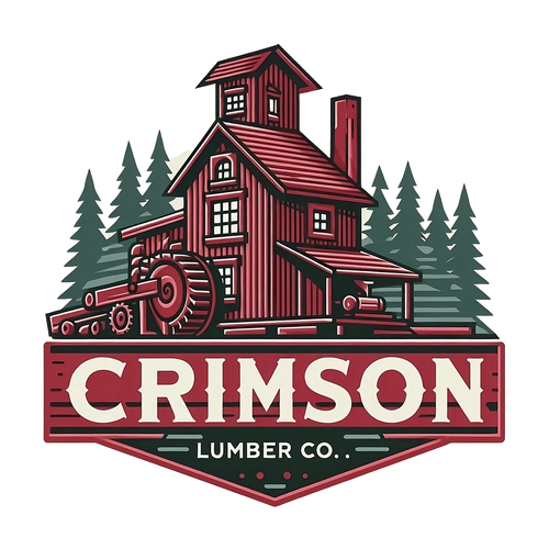 Crimson Lumber Company Logo